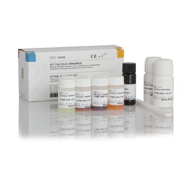 Kit calculs urinaires Méthode qualitative chimique